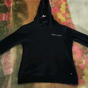 Black 'Self-Love' Hoodie