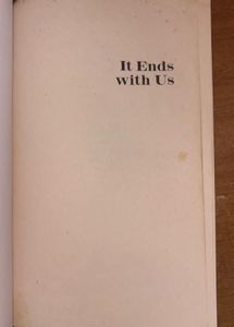 It Ends With Us by Colleen Hoover