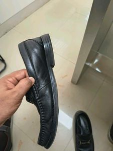 Classic Formal Black Leather Loafers