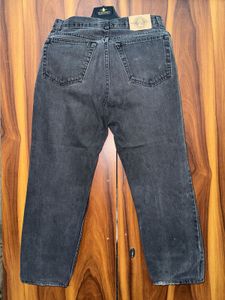 Classic Charcoal Wash Denim Jeans | Size 30
