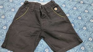 Boys Black Shorts