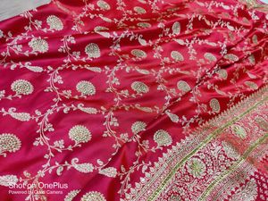 Banarsi Hand Work Bridal Saree