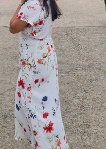 Floral Print Midi Dress