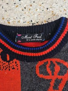 Colorful Kids' Knit Sweater