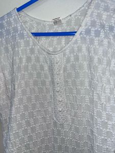 Elegant White Kurta