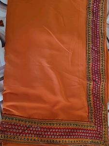 Pure Chiffon Work Broder Saree With Dezineruse