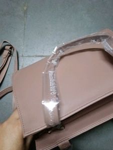 Pink Bow Detail Top Handle Bag
