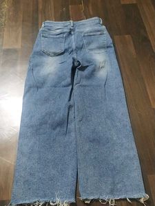 Cute Bear Wide Leg Jeans