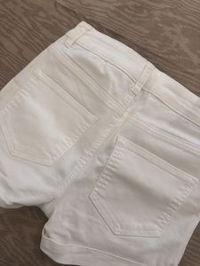 VERO MODA White Denim Shorts