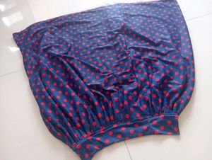 Cute Navy &amp; Red Polka Dot Skirt