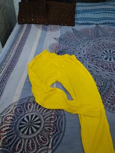 Yellow Embroidered Kurta Set