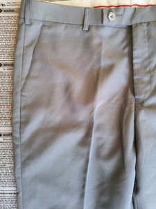Men's Grey Formal Trousers