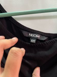 Chic Black One-Shoulder Top