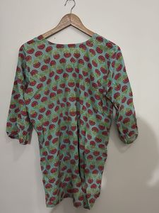Blue Printed Kurta and pajama
