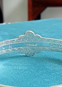 999 Pure Silver💫 Kada (wt:17.800g)