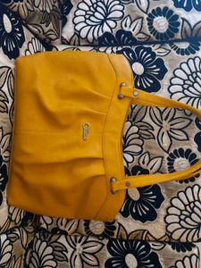 original ollee Stylish Yellow Handbag