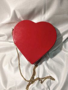 Charlotte tilbury Red Heart Shaped Crossbody Bag