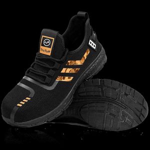 TRUTUFF Stylish Black & Gold Running Shoes