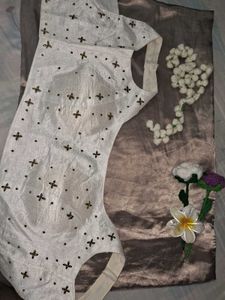 Embellished White Ethnic Blouse