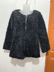 Black Fuzzy Jacket