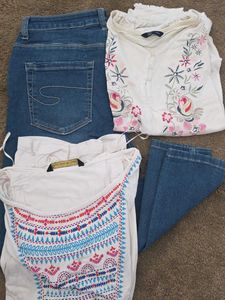 lee Cooper jeans and top