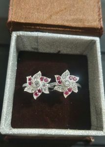 pure silver toe rings
