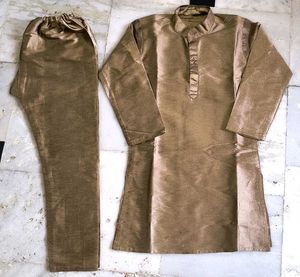Matching Silk Kurta Pajama Set