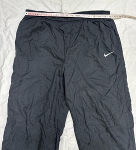 Nike Black Vintage Windbreaker Track Pants | Baggy