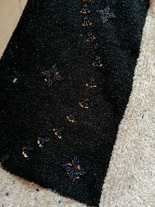 Stylish Women's Black &amp; Tan Cardigan