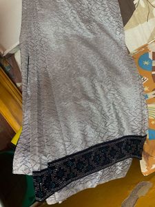 Ethnic saree with blouse unstitched