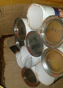 Lot of 10 Metal Tubes