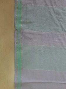 Chic Lavender and Blue Striped Dupatta