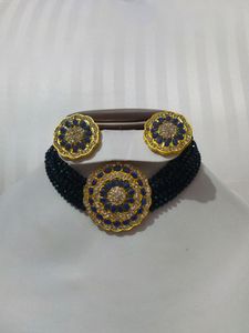 Blue Crystal Ad Choker