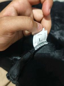 Sleek Black Spaghetti Strap Dress