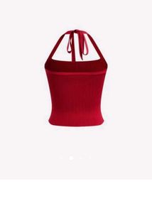 Red Halter Top