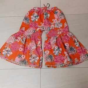 Vibrant Floral Kids Angrakha Kurta Set