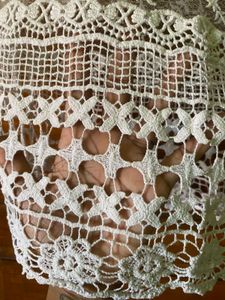 Sheer Lace White Top