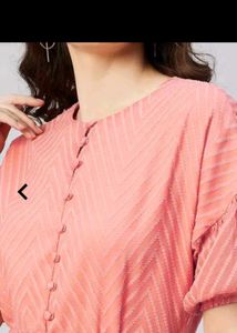 Stylish Pink Tiered Midi Dress
