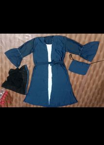 Combo Of Abaya And 2 Bra