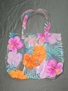 🔻PRICE DROP - H&amp;M Floral Print Transparent Bag
