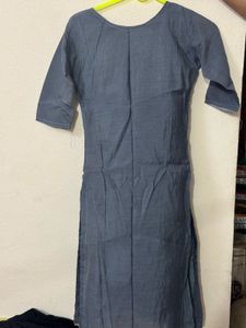 Embroidered Peacock Kurta