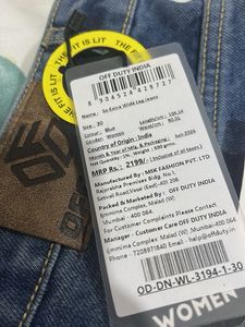 OFF DUTY ORIGNAL High Waisted Wide Leg Jeans