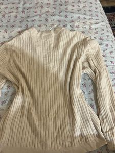 JDY only  Beige Buttoned Cardigan