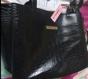 Carrylux Black Tote Bag