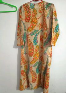 Vibrant Floral Print Kurta
