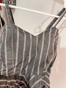 Striped Peplum Top