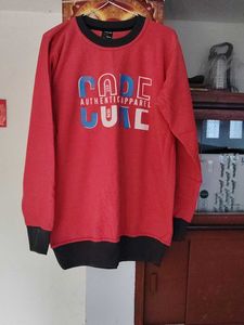 Red  Sweatshirt(pullover)