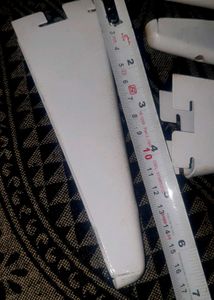 White Metal Shelf Brackets pack of combo sets 8