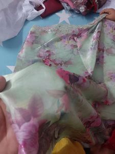 Designer Piece Saree With Original Mirror Work