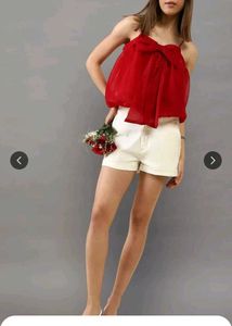 Red Crop Top
